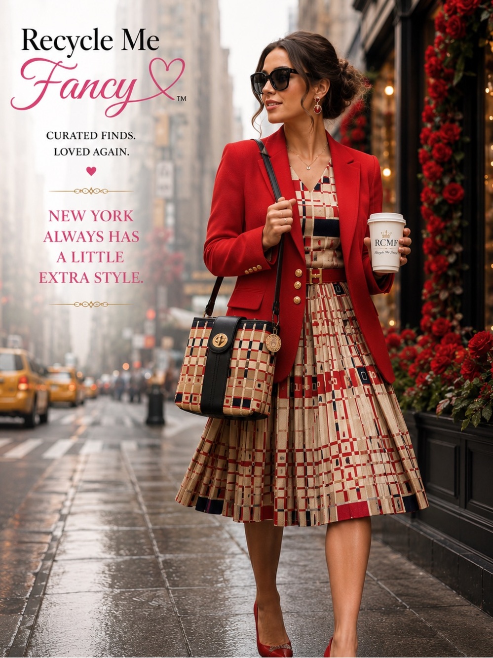 Spartina 449 Crossbody & Wallet set Red & Navy colors